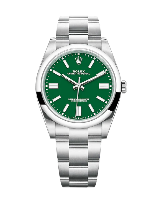 Rolex Oyster Perpetual Green 41mm 124300