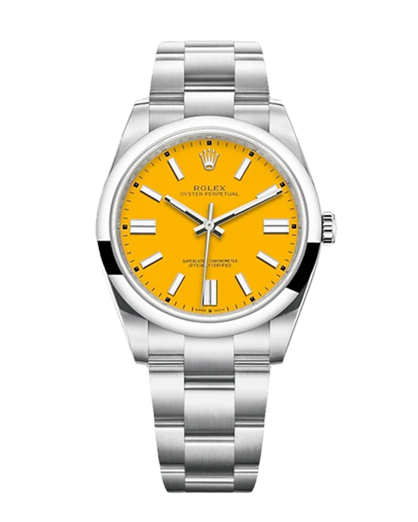 Rolex Oyster Perpetual Yellow 41mm 124300