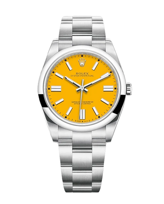 Rolex Oyster Perpetual Yellow 41mm 124300