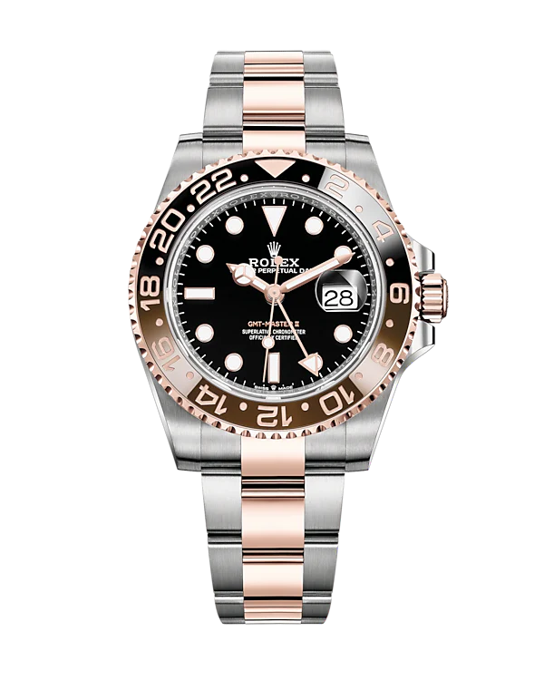 Rolex GMT-Master II Oystersteel/Everose Gold 40mm "Root Beer" 126711 CHNR