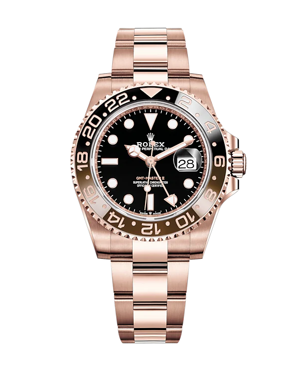 Rolex GMT-Master II Everose Gold 40mm "Root Beer" 126715CHNR