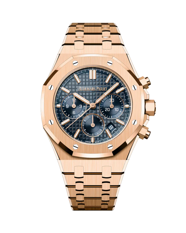 Audemars Piguet Royal Oak Rose Gold 26715 (Blue)