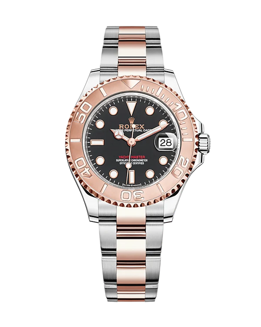 Rolex Yacht-Master Black Dial Oystersteel/Everose Gold 37mm 268621