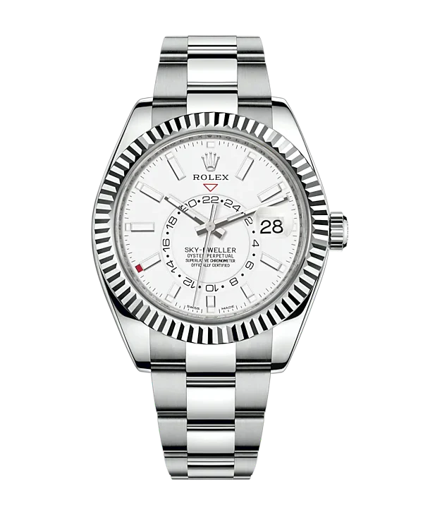 Rolex Sky-Dweller White Dial Oystersteel/White Gold Oyster 42mm 326934