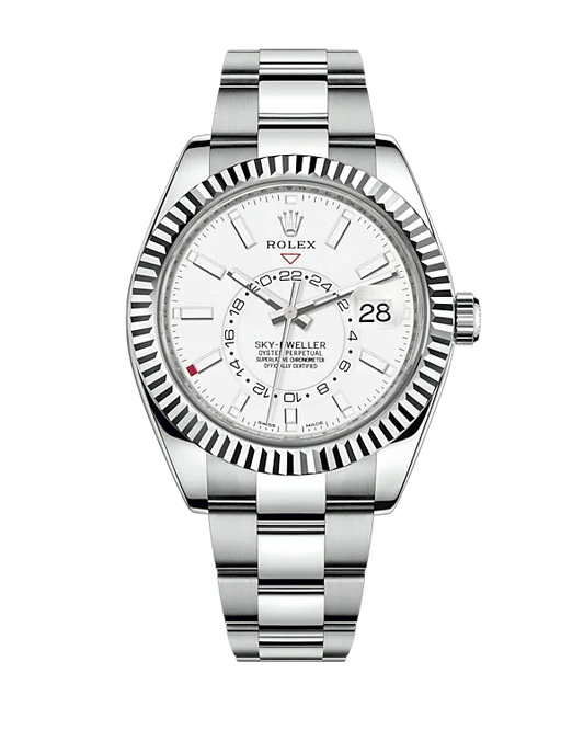 Rolex Sky-Dweller White Dial Oystersteel/White Gold Oyster 42mm 326934