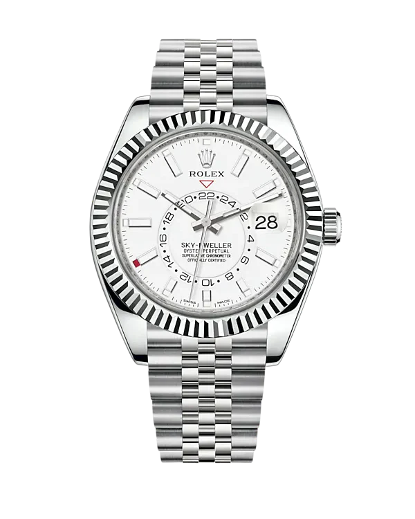 Rolex Sky-Dweller White Dial Oystersteel/White Gold Jubilee 42mm 326934