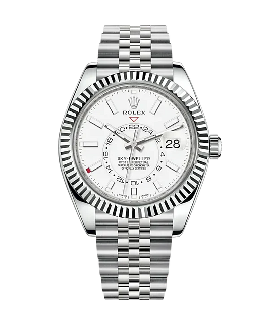 Rolex Sky-Dweller White Dial Oystersteel/White Gold Jubilee 42mm 326934