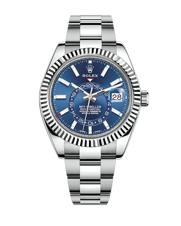 Rolex Sky-Dweller Blue Dial Oystersteel/White Gold Oyster 42mm 326934