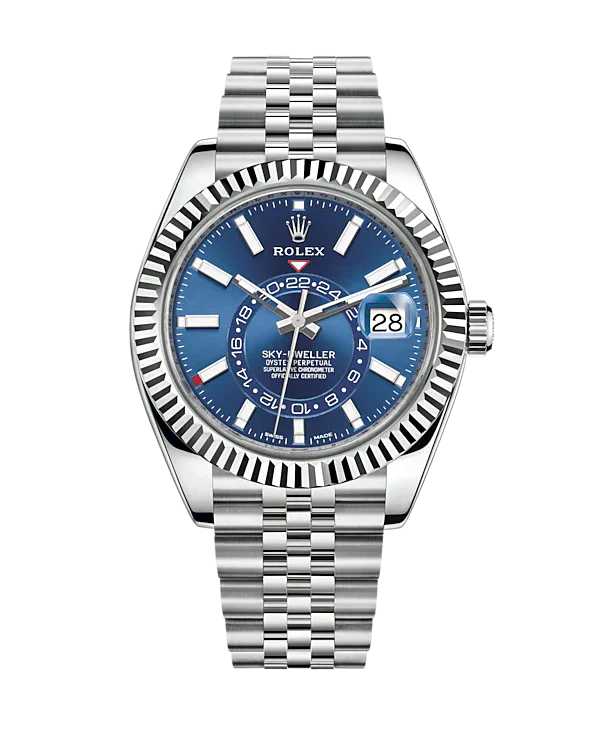 Rolex Sky-Dweller Blue Dial Oystersteel/White Gold Jubilee 42mm 326934