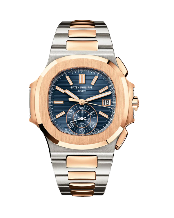 Patek Philippe Nautilus Steel/Rose Gold 5980 (Blue)