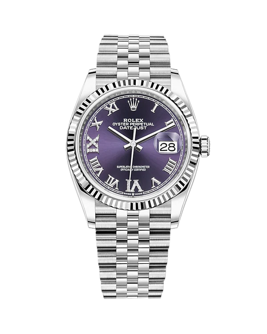 Rolex Datejust 36mm Diamond Dial 126234 (Purple)