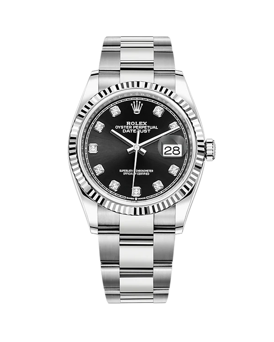 Rolex Datejust 36mm Diamond Dial 126234 (Black)