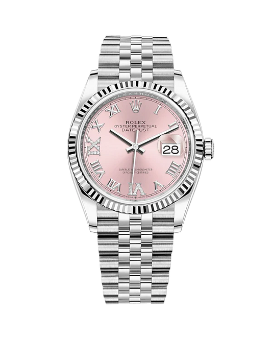 Rolex Datejust 36mm Diamond Dial 126234 (Pink)