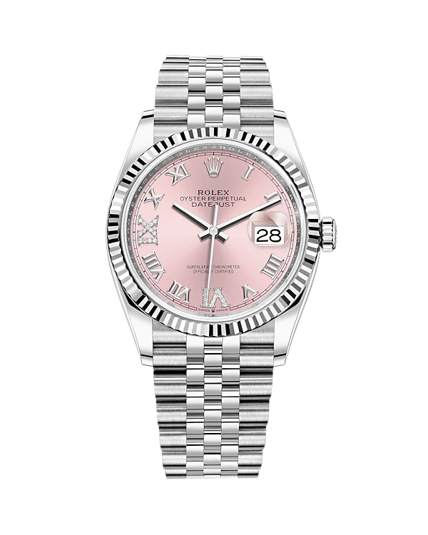 Rolex Datejust 36mm Diamond Dial 126234 (Pink)