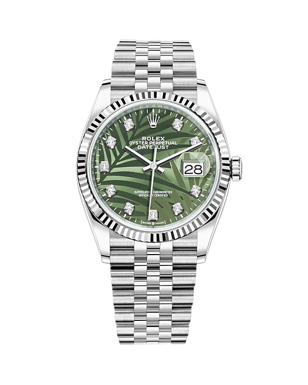 Rolex Datejust 36mm Diamond Dial 126234 (Green)