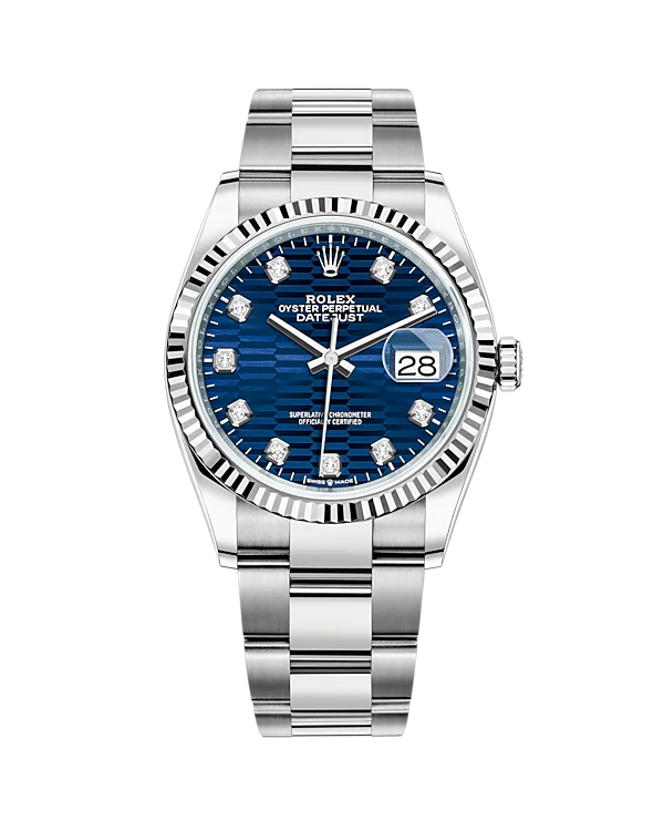 Rolex Datejust 36mm Diamond Dial 126234 (Blue)