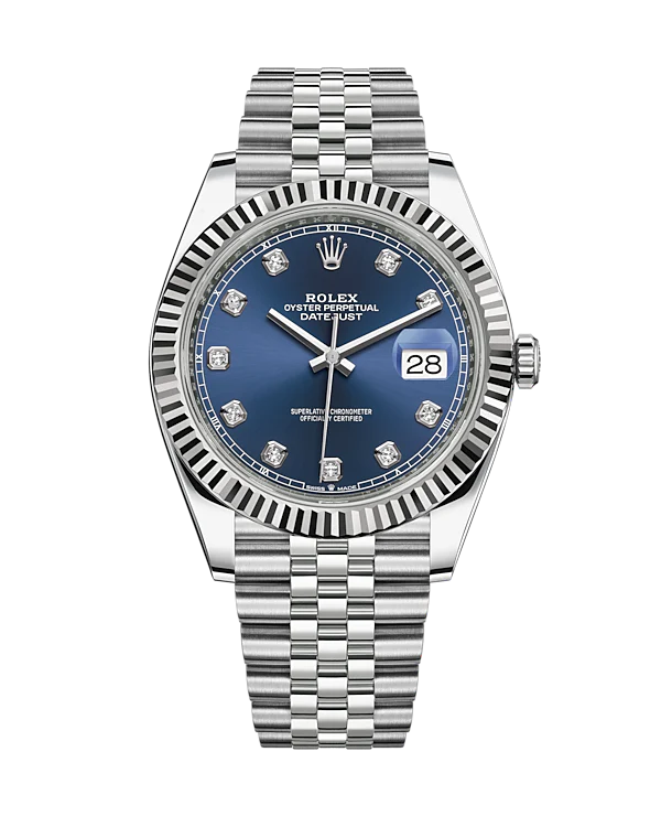 Rolex Datejust 41mm Diamond Dial 126334 (Blue)