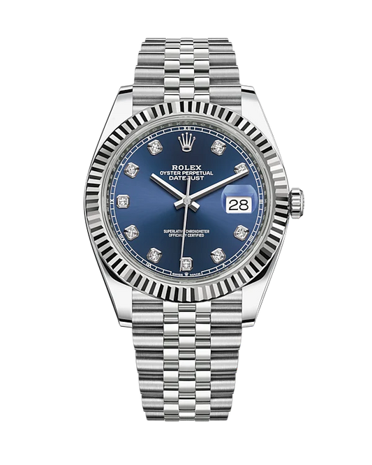 Rolex Datejust 41mm Diamond Dial 126334 (Blue)